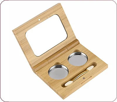 double grid bamboo eye shadow box
