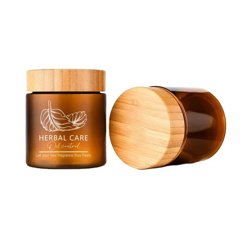 eco-friendly plastic bamboo jar