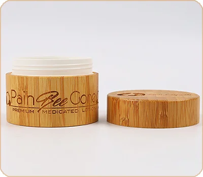 custom logo printing of bamboo containers
