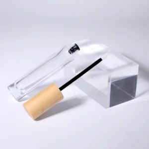 luxury round clear lip gloss tube