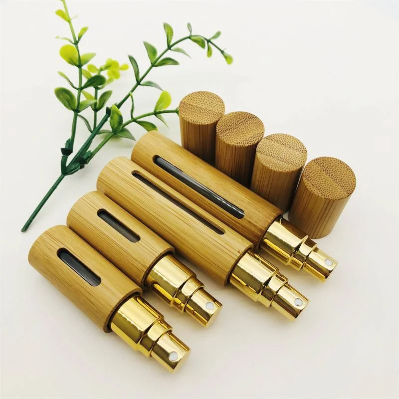 personalized bamboo perfume bottle