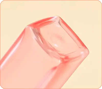 square shape essence pump bottle