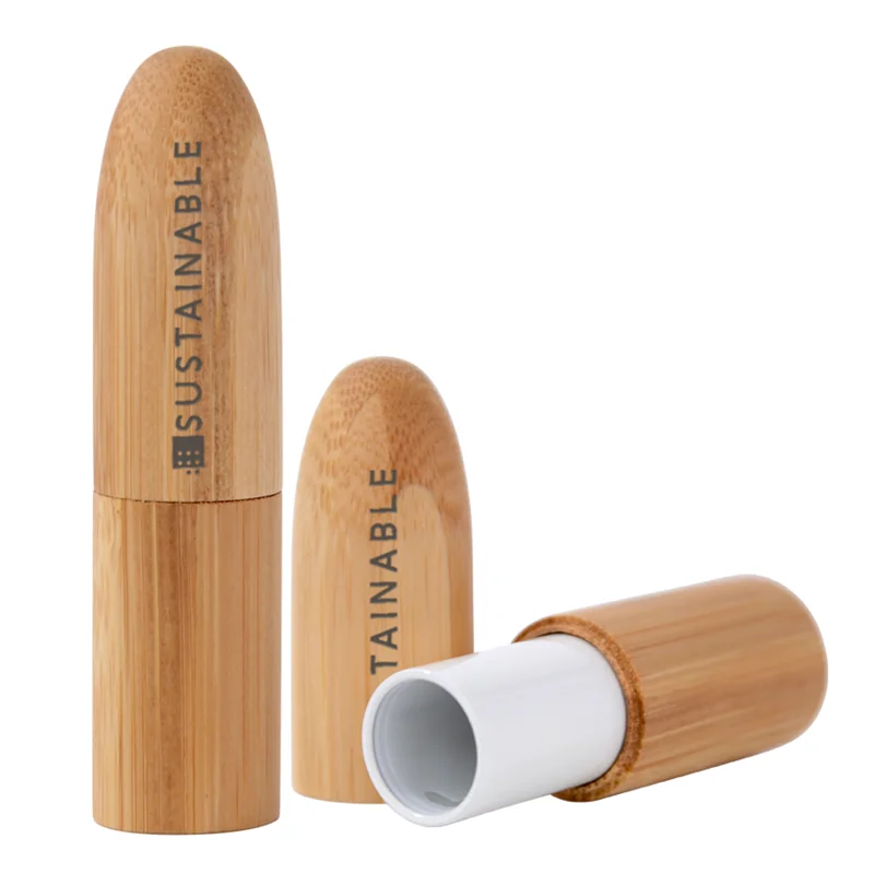 sustainable bamboo lip container