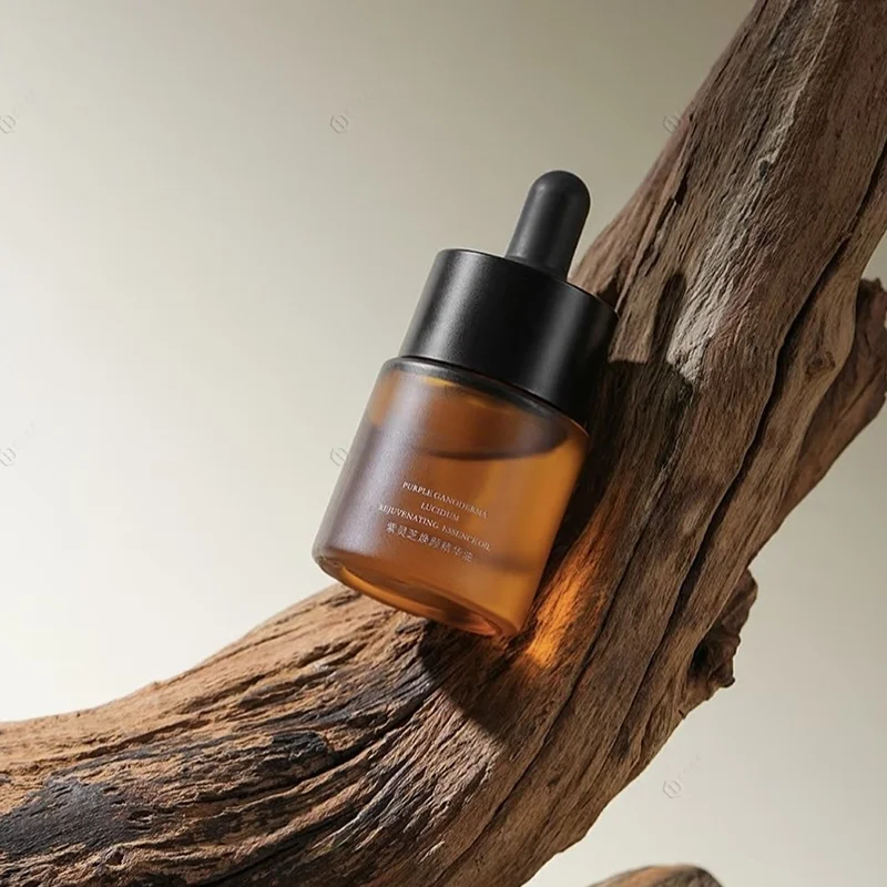 amber glass dropper bottle for liquid serum