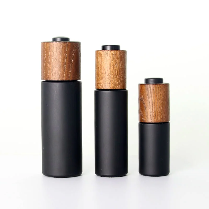 ash wooden lid cosmetic packaging