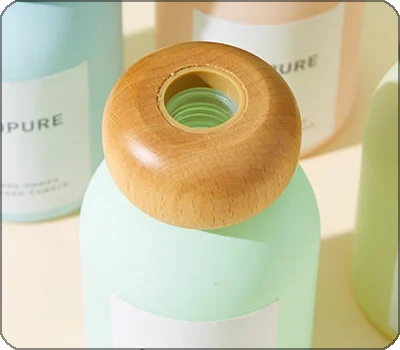 bamboo cap fragrance diffuser bottle