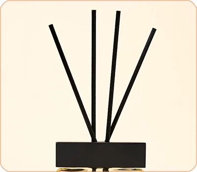 black fiber reed sticks for diffuser