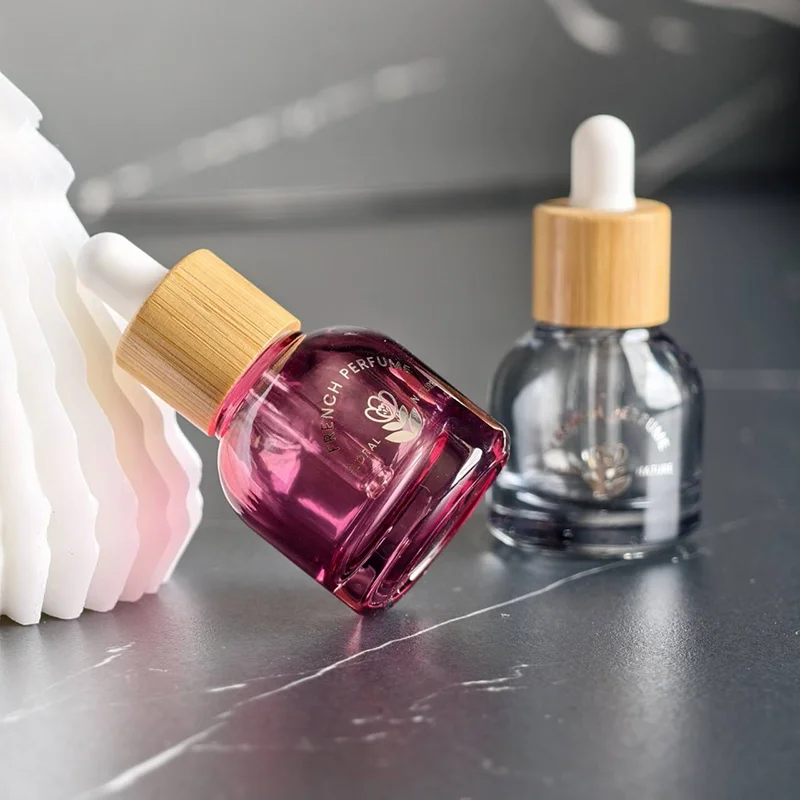 clear glass 10ml dropper bottle