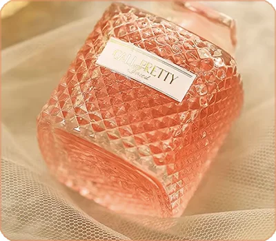 durable thick glass scent bottle