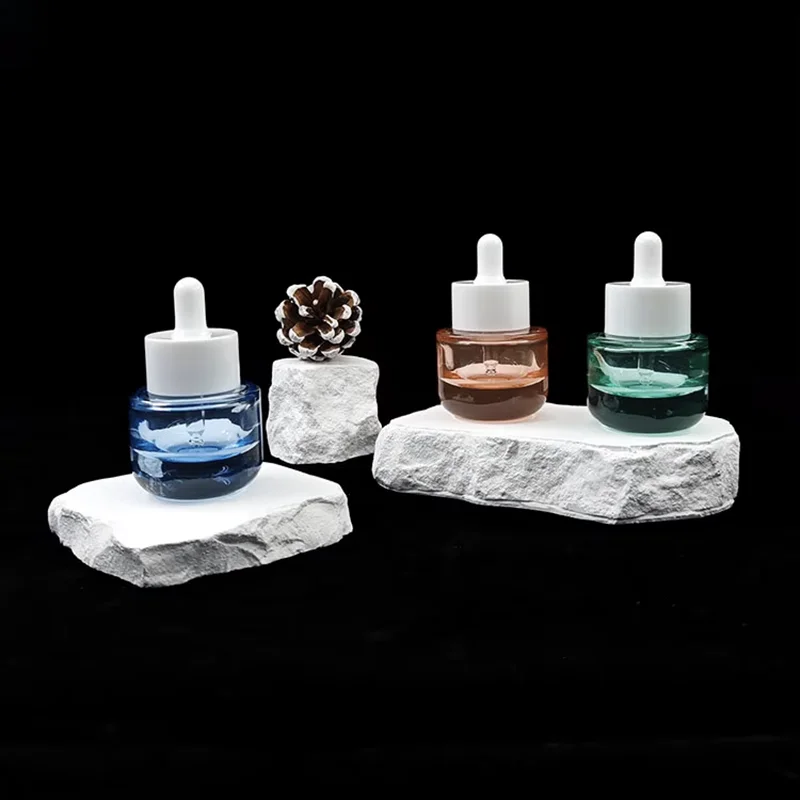 empty glass eye dropper bottle