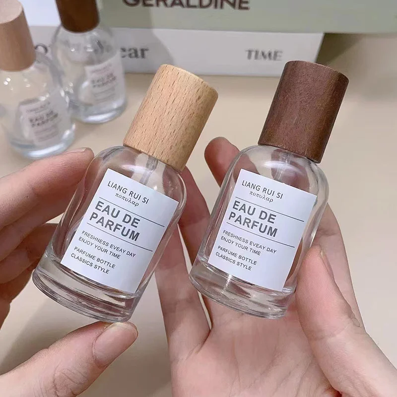 empty glass perfume spray bottle