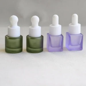 empty serum bottle with dropper