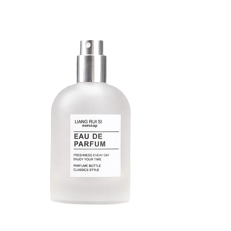 frosted glass perfume spray bottle