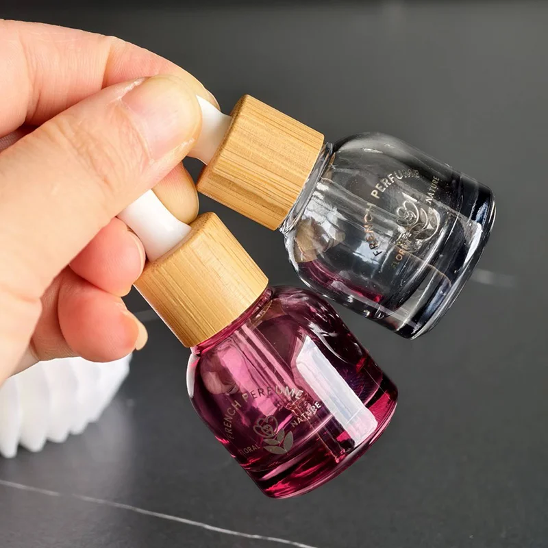 glass liquid dropper bottle