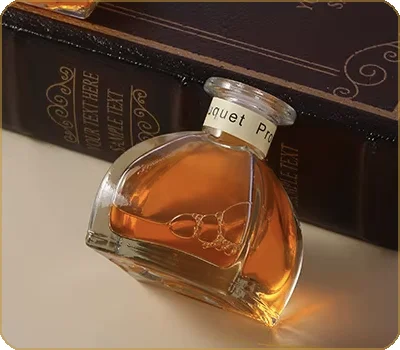 heavy bottom antique scent bottles