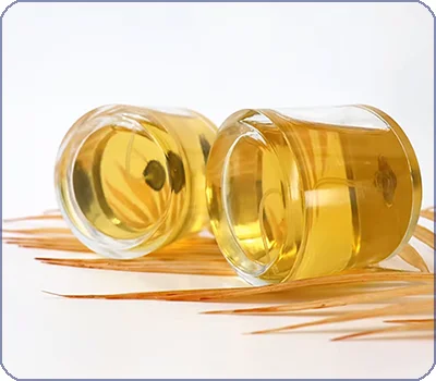 heavy glass perfume bottle