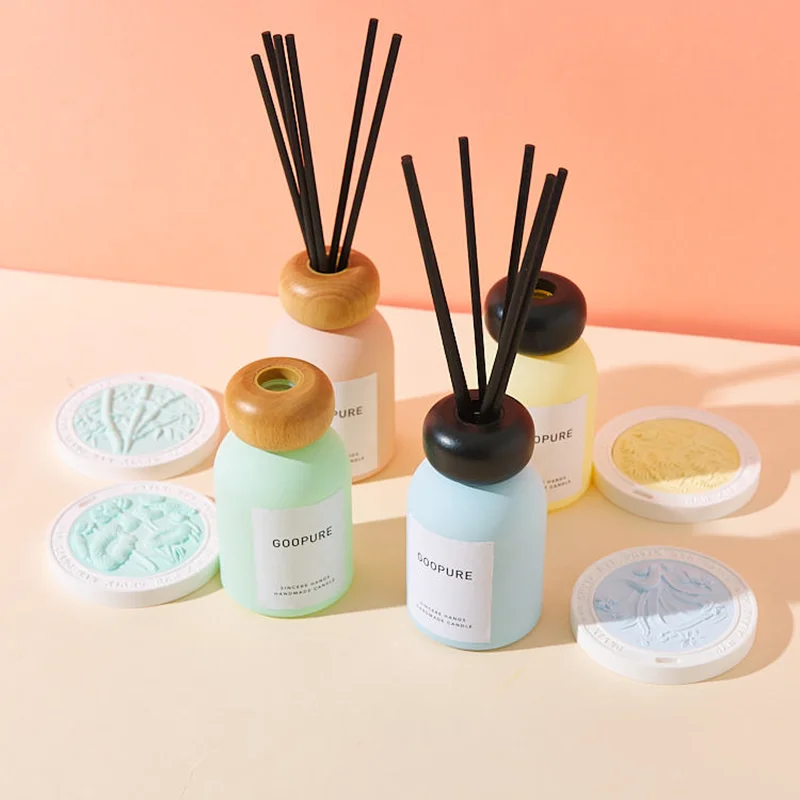 reed diffuser bottles with bamboo cap