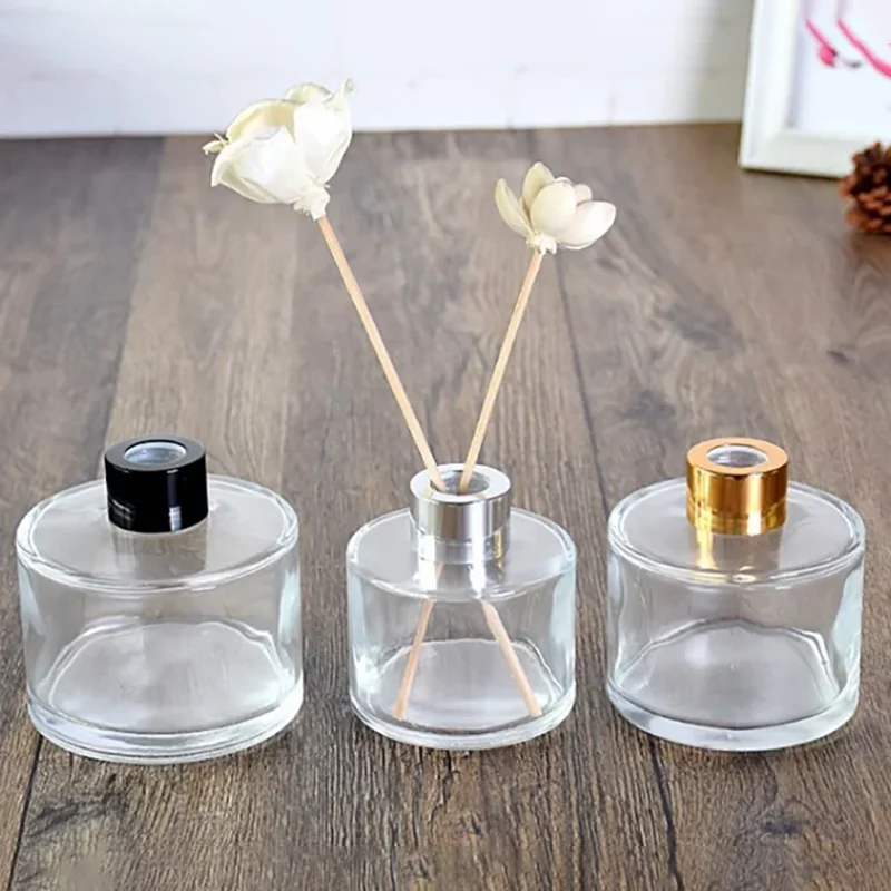 round clear glass diffuser bottle wholesale