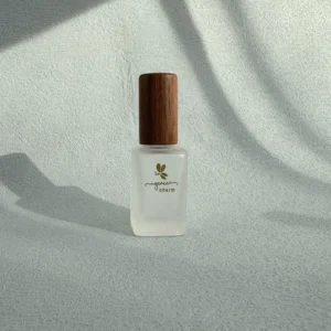 square glass refillable cologne bottle