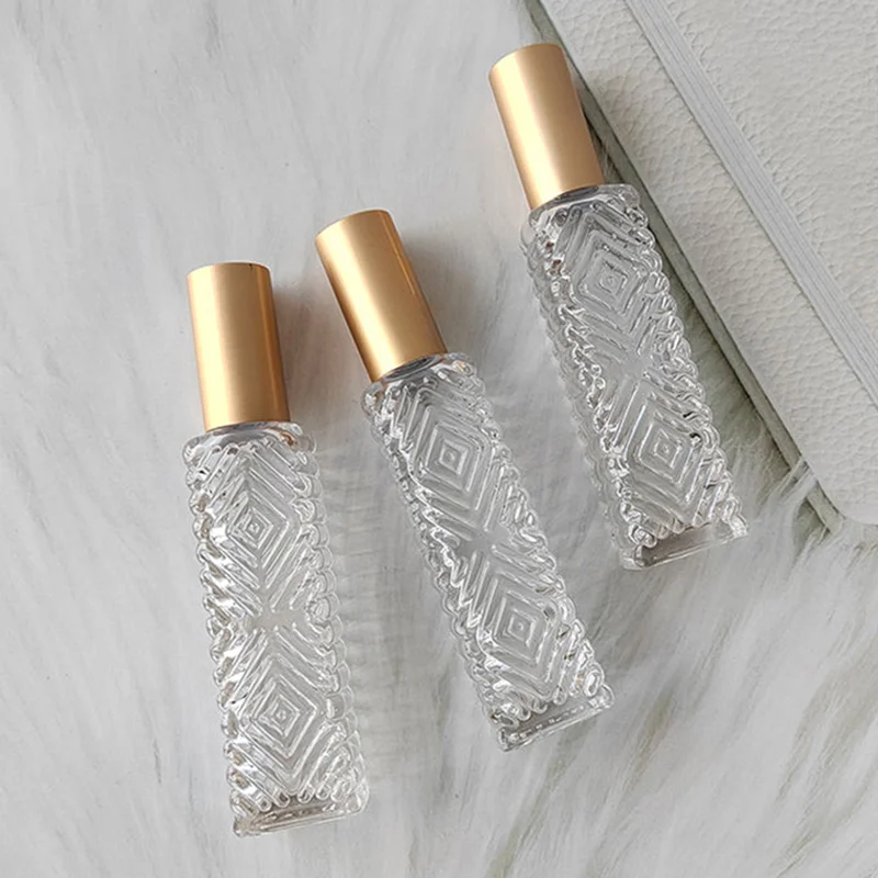 vintage glass perfume oil roll on bottles