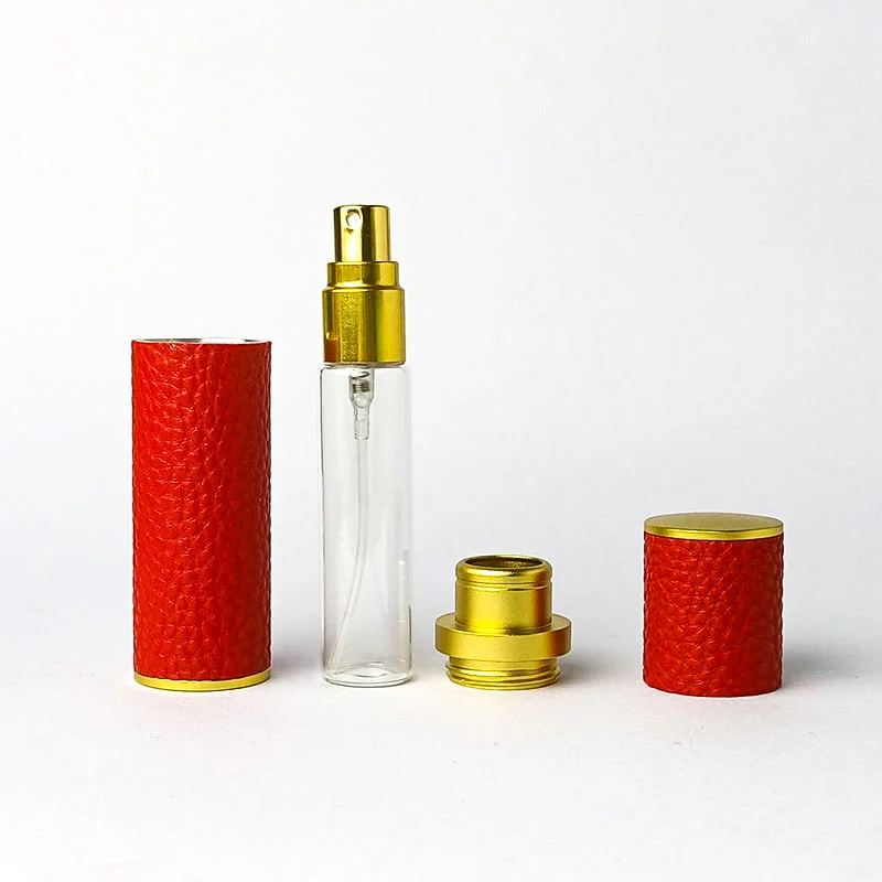 women's perfume in red bottle