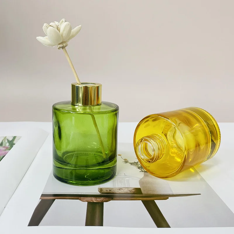 yellow blue glass diffuser bottles wholesale