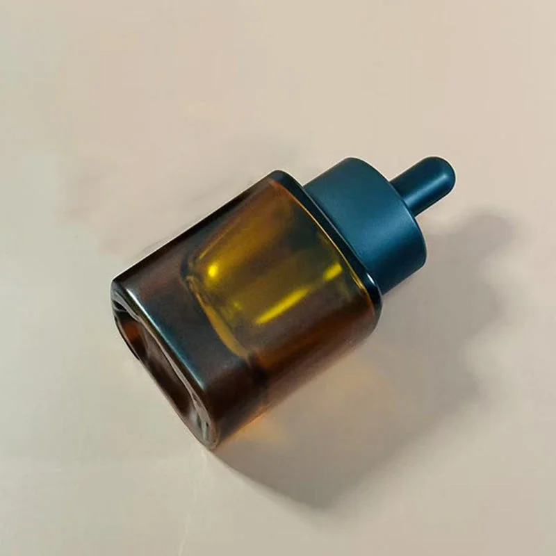 1 oz amber glass bottle with dropper