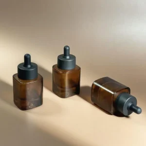 30ml amber glass dropper bottle