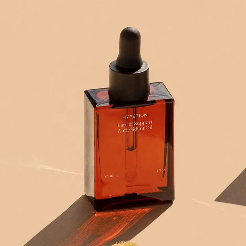 30ml square glass dropper bottles