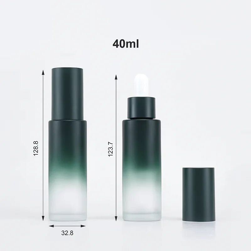 40ml skin care bottle with dropper cap