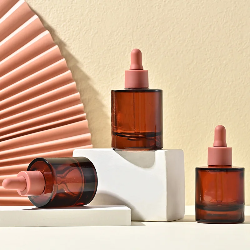 amber glass dropper bottles
