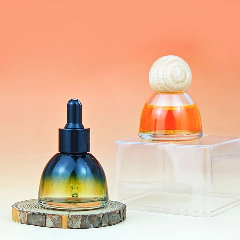 beautiful glass travel perfume bottle