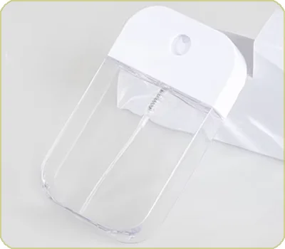 card shaped flat design perfume bottle