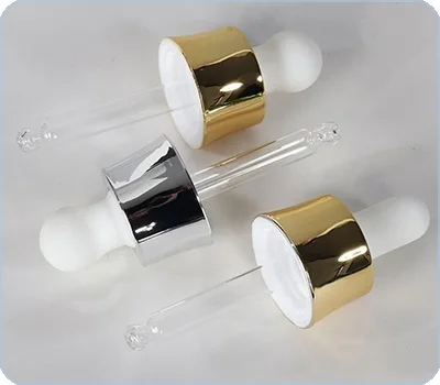 stable leakproof glass dropper lid