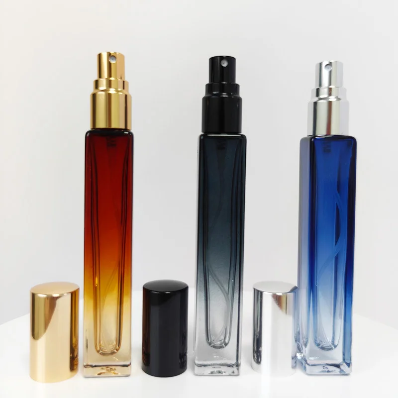 gradient blue bottle cologne atomizer