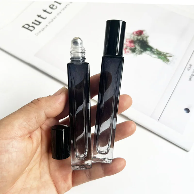 gradient blue perfume bottle