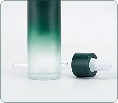 green bottle perfume with dropper