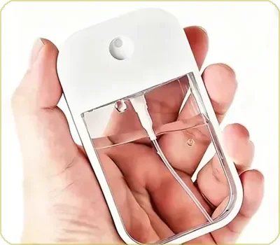 mini perfume dispenser transparent bottle