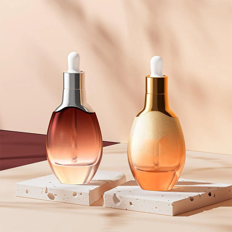 oval essential oil glass storage containers