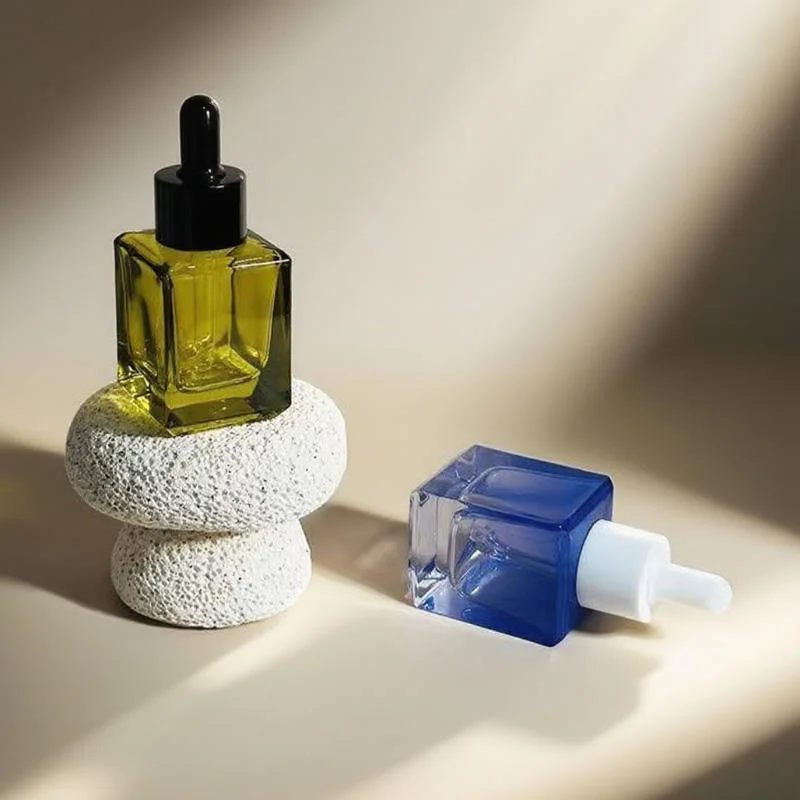 square serum dropper bottles