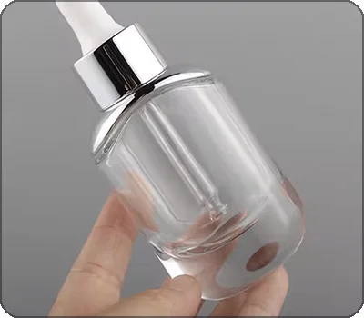 thick bottom glass serum dropper bottle