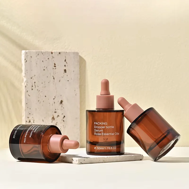 ultraviolet essential oil dropper bottles