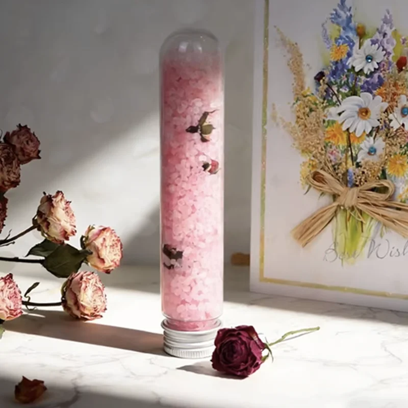 cleat PET plastic tube for bath salts