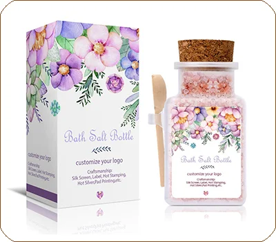 custom printing box for bath salt
