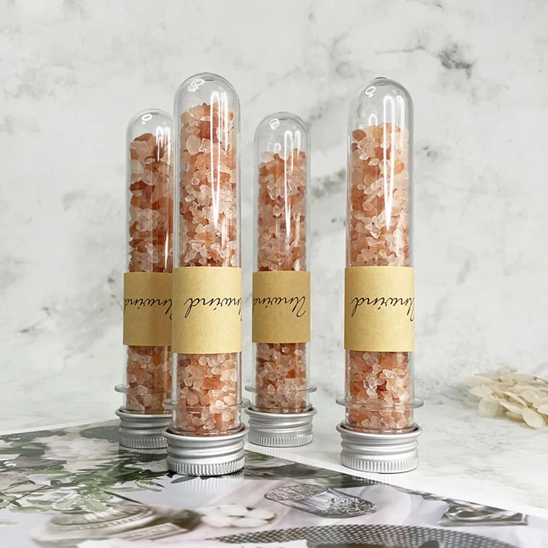 PET Bath Salt Tube with Metal Screw Lid Bath Salt Packaging Tube - Image 15
