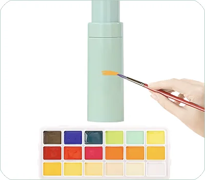 custom color airless serum bottle