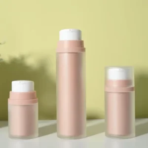 pink airless cosmetic packaging