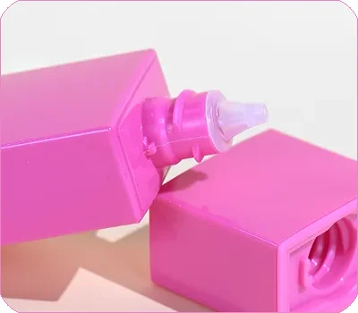 sunscreen lotion bottle with nozzle tip