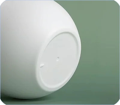 thick stable bottom bowl shape cream jar