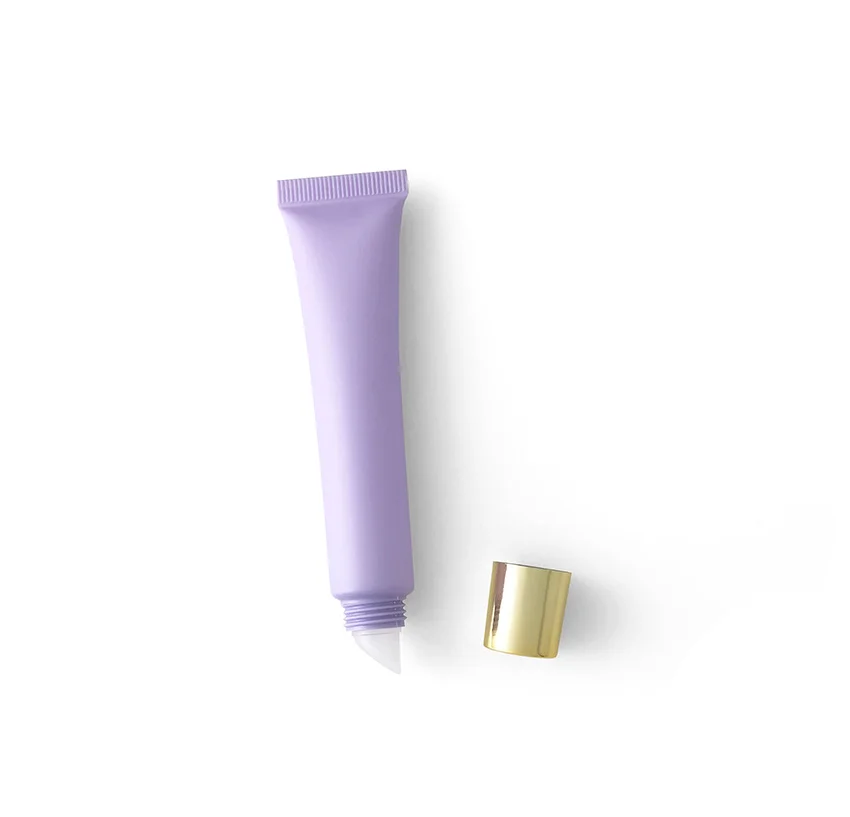 20ml purple squeeze lipgloss tube